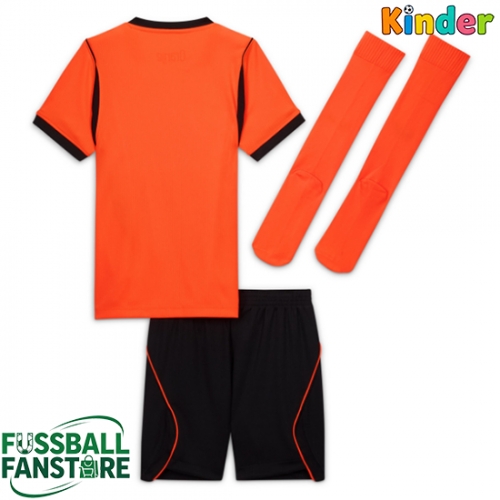 Niederlande Replik Heimtrikot Kinder WM 2026 Kurzarm (+ Kurze Hosen)